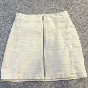 Wild Fable White/ cream denim skirt